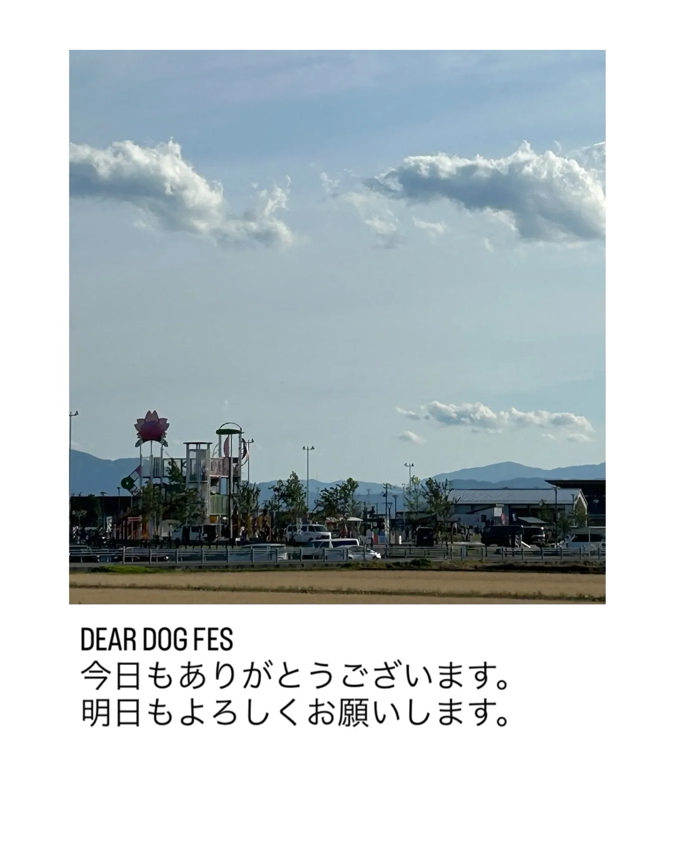 岐阜県の本巣市2日間行われているDEAR DOG FES